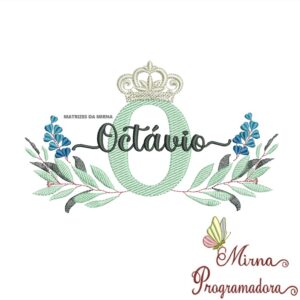 Matriz de bordado Octávio