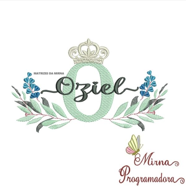 Matriz de bordado Oziel