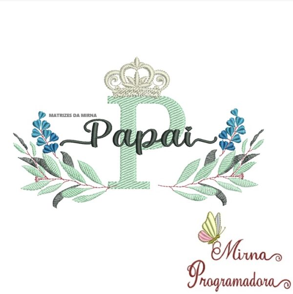 Matriz de bordado Papai