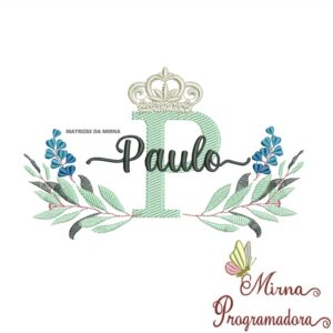 Matriz de bordado Paulo