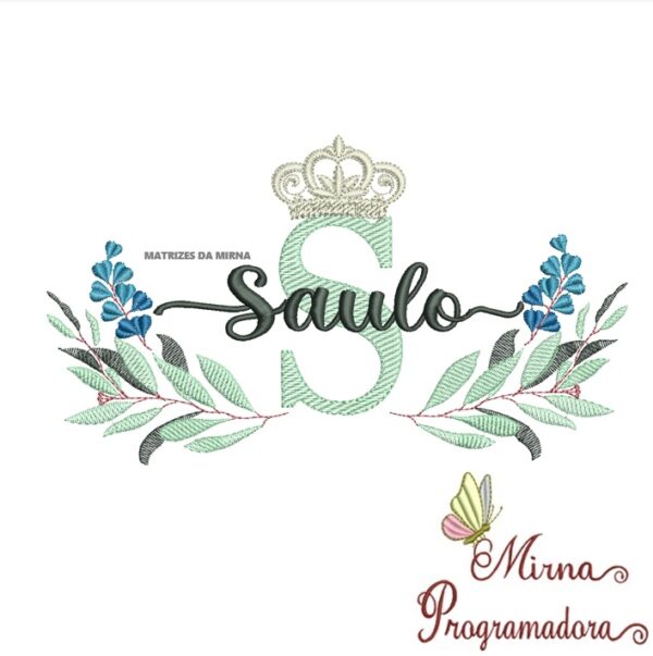 Matriz de bordado Saulo