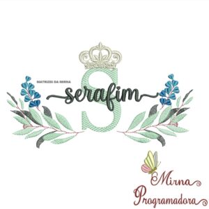 Matriz de bordado Serafim