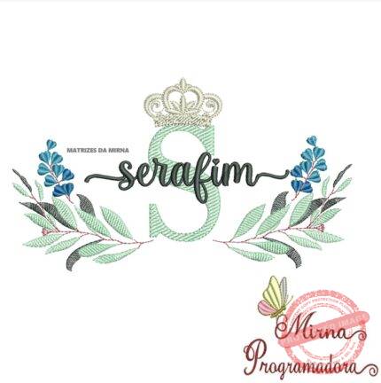 Matriz de bordado Serafim