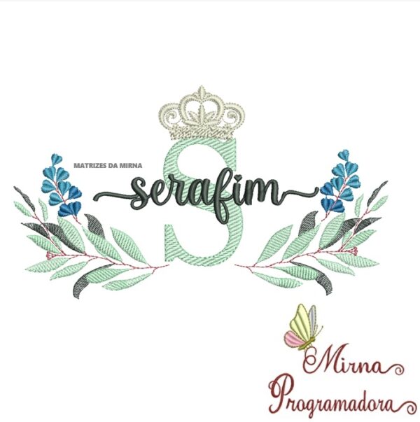 Matriz de bordado Serafim