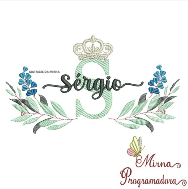 Matriz de bordado Sérgio