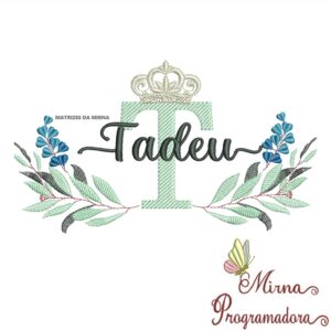 Matriz de bordado Tadeu