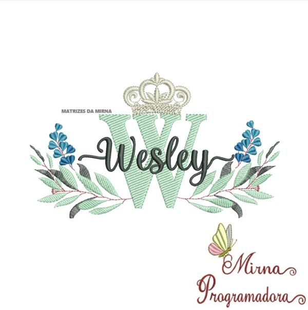 Matriz de bordado Wesley