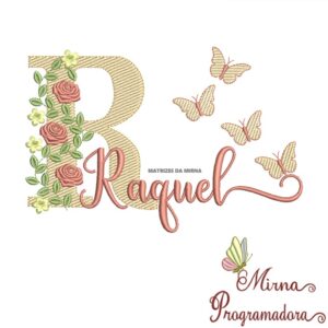 Matriz de bordado Raquel
