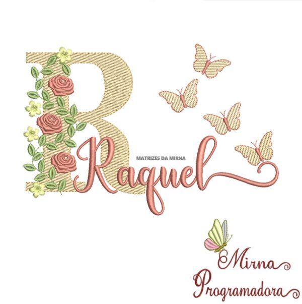 Matriz de bordado Raquel