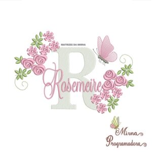 Matriz de bordado Rosemeire