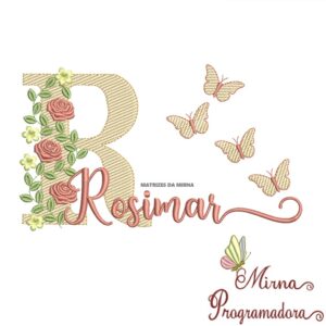 Matriz de bordado Rosimar
