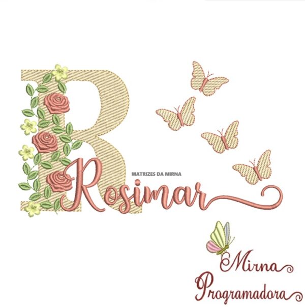 Matriz de bordado Rosimar