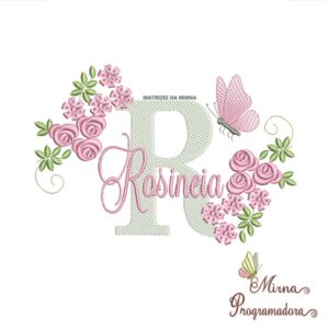 Matriz de bordado Rosineia