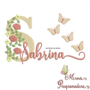 Matriz de bordado Sabrina
