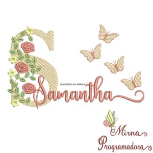 Matriz de bordado Samantha