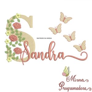 Matriz de bordado Sandra