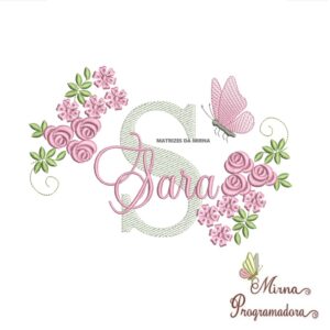 Matriz de bordado Sara