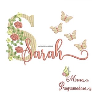 Matriz de bordado Sarah
