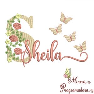 Matriz de bordado Sheila
