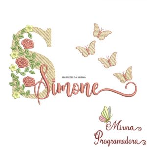 Matriz de bordado Simone