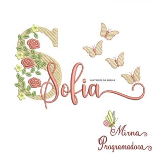 Matriz de bordado Sofia