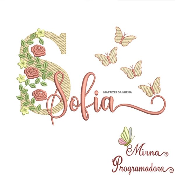 Matriz de bordado Sofia