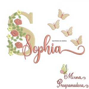Matriz de bordado Sophia