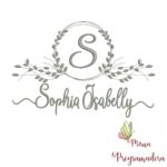Matriz de Bordado Moldura Folha Sophia Isabelly