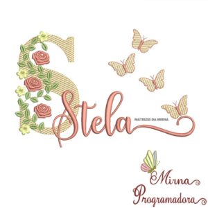 Matriz de bordado Stela