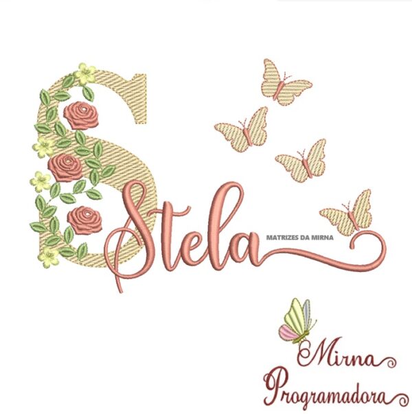 Matriz de bordado Stela