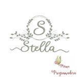 Matriz de Bordado Moldura Folha Stella