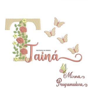 Matriz de bordado Tainá