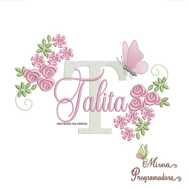 Matriz de bordado Talita