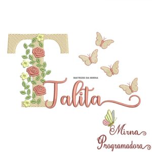 Matriz de bordado Talita
