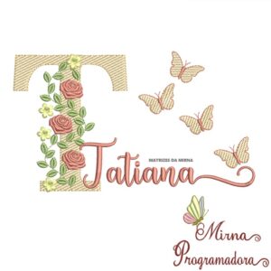 Matriz de bordado Tatiana