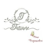Matriz de Bordado Moldura Folha Tatiane