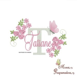 Matriz de bordado Tatiane