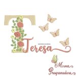 Matriz de bordado Teresa