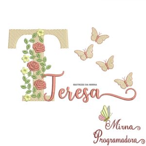 Matriz de bordado Teresa