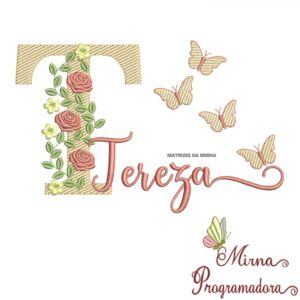 Matriz de bordado Tereza