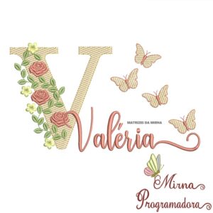 Matriz de bordado Valéria