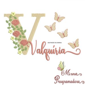 Matriz de bordado Valquíria