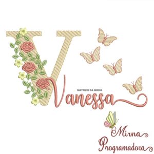 Matriz de bordado Vanessa