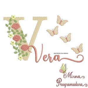 Matriz de bordado Vera