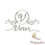 Matriz de Bordado Moldura Folha Víctor