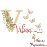 Matriz de bordado Vilma