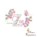Matriz de bordado Zoe
