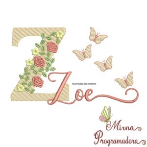 Matriz de bordado Zoe