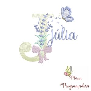 Matriz de Bordado - Nome Júlia