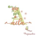 Matriz de Bordado - Nome Aila